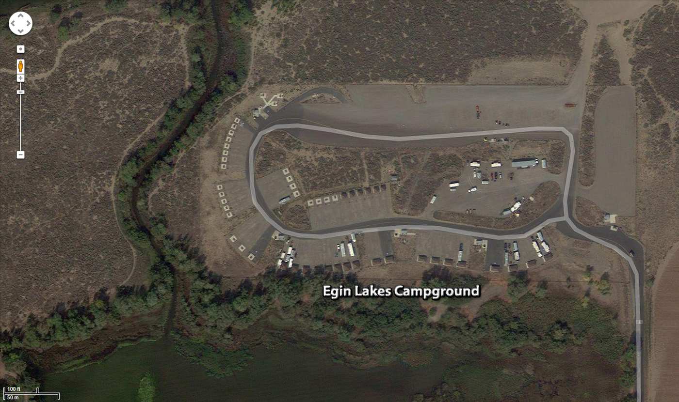 Egin Lake Google Campground Map
